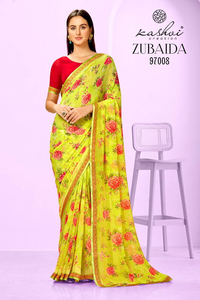 Kashvi Zubaida By Lt Fabric Georgette Sarees Catalog